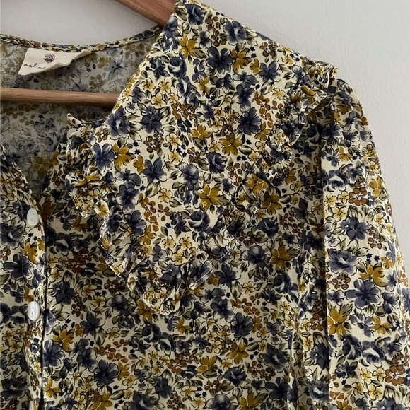 Oak Meadow Floral Lucia Blouse S EUC - Picture 3 of 5